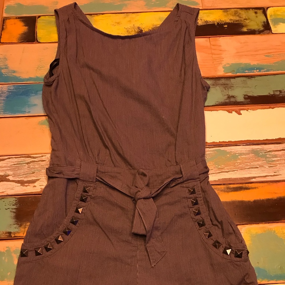 NWT Miley Cyrus max azria grey romper small